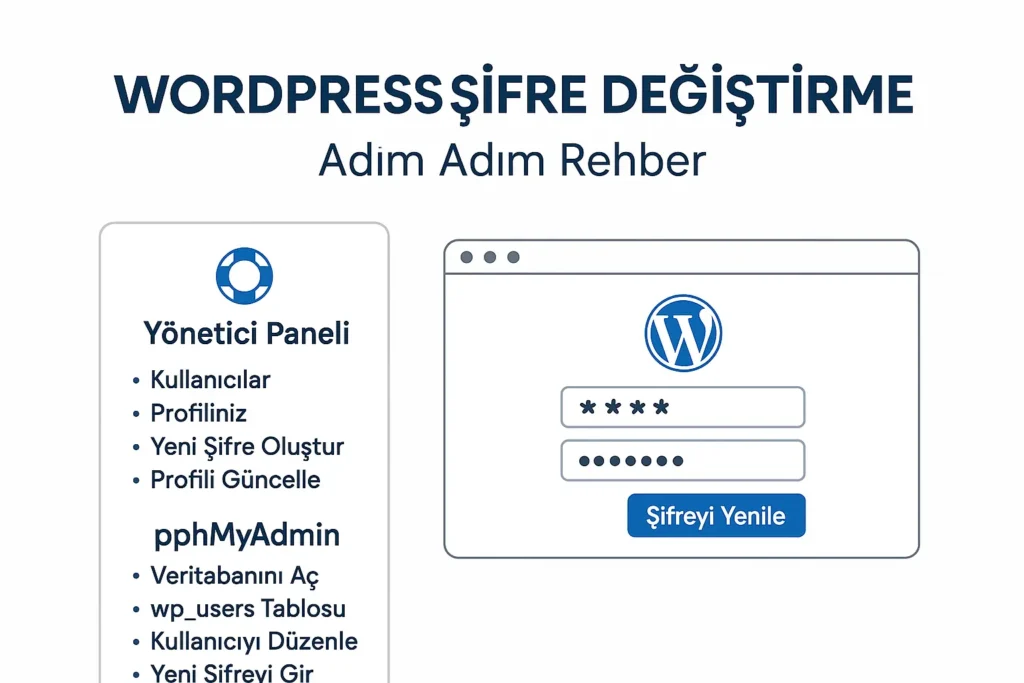 WordPress Şifre Değiştirme – Adım Adım Rehber